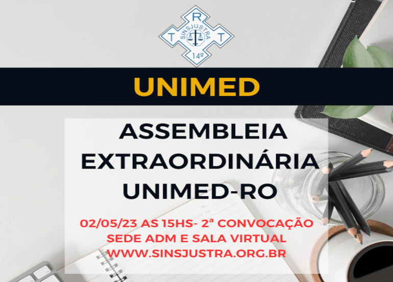 UNIMED - ASSEMBLEIA EXTRAORDINARIA 02/05/23